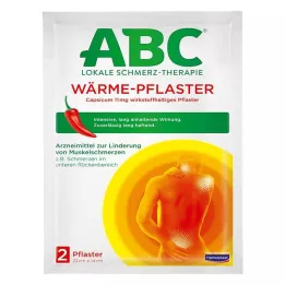 ABC Heat plaster Capsicum Hansaplast med 14x22, 2 pcs