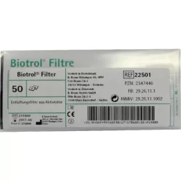 Biotrol Ventilation Filter 22501, 50 pcs