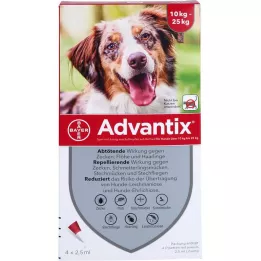 Advantix Spot-on Dog10-25, 4 pcs