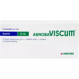 ABNOBAVISCUM Aceris D 10 ampoules, 8 pcs