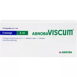 ABNOBAVISCUM Crataegi D 10 ampoules, 8 pcs