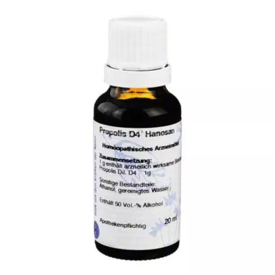 PROPOLIS D 4 Dilution, 20 ml PROPOLIS D 4 Dilution, 20 ml