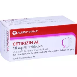 CETIRIZIN AL 10 mg film -coated tablets, 100 pcs
