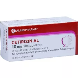 CETIRIZIN AL 10 mg film -coated tablets, 50 pcs