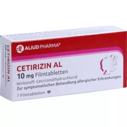 CETIRIZIN AL 10 mg Filmtabletten, 7 St