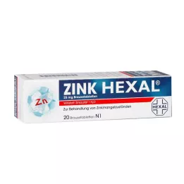 ZINK HEXAL Effervescent tablets, 20 pcs