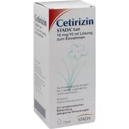 CETIRIZIN STADA sok 10 mg/10 ml, 75 ml