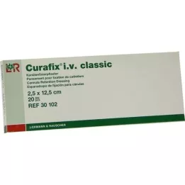 CURAFIX I.V. Classic plaster 2.5x12.5 cm, 20 pcs