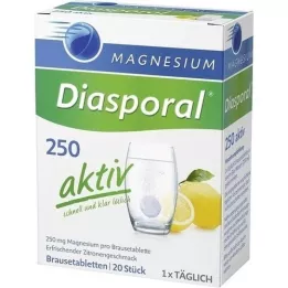 MAGNESIUM DIASPORAL 250 active effervescent tablets, 20 pcs