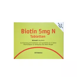 BIOTIN 5 mg N tablets, 150 pcs