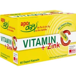 VITAMIN C+ZINK Depot capsules, 60 pcs