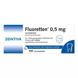 FLUORETTEN 0.5 mg tablets, 300 pcs
