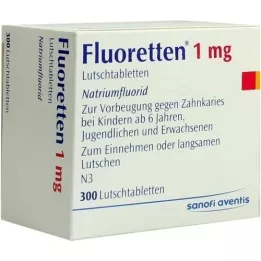 FLUORETTEN 1,0 mg Tabletten, 300 St