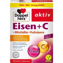 DOPPELHERZ Eisen+Vit.c+L-Histidin tablets, 30 pcs