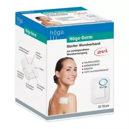 HÖGA-DERM Sterile plaster 53x70 mm, 50 pcs