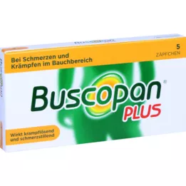 BUSCOPAN plus 10 mg/800 mg Suppositorien, 5 St