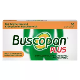 BUSCOPAN plus 10 mg/800 mg suppositories, 10 pcs