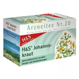 H&amp;S St. Johns Wort Filter Bags, 20X2.0 g