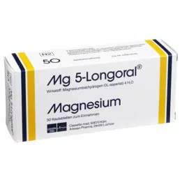 MG 5 LONGORAL chewable tablets, 50 pcs