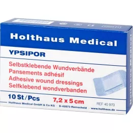WUNDVERBAND Ypsipor sterile 5x7.2 cm, 50 pcs