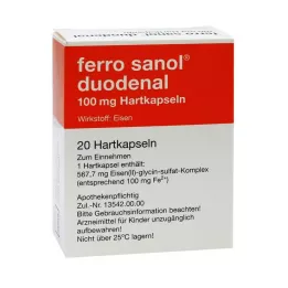 FERRO SANOL duodenal hard caps.m.msr.überz.Pell., 20 pcs