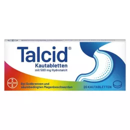 TALCID Chewable tablets, 20 pcs