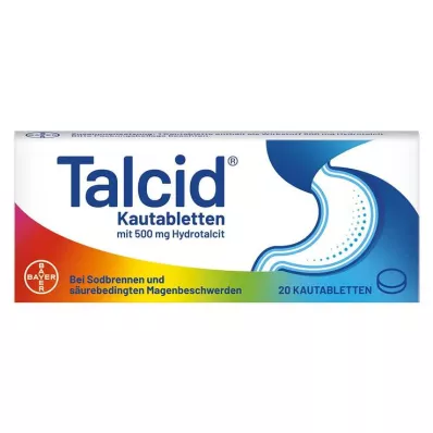TALCID Chewable tablets, 20 pcs