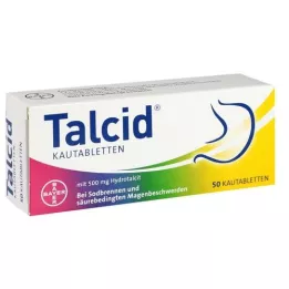 TALCID chewing tablets, 50 pcs