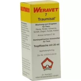 Traumisal 7 drops of Vet., 20 ml