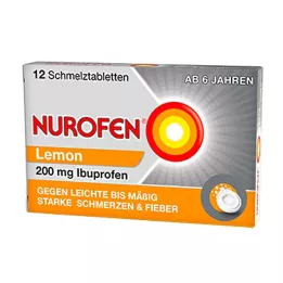 NUROFEN 200 mg orodispersible tablets Lemon, 12 pcs