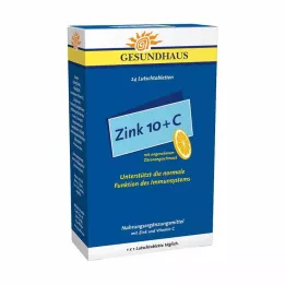 ZINK 10+C lozenges, 24 pcs