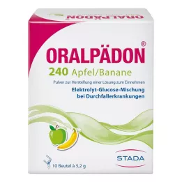 ORALPÄDON 240 Apple Banana Powder, 10 pcs