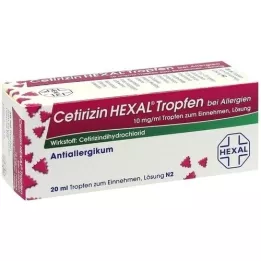CETIRIZIN HEXAL Tropfen bei Allergien, 20 ml