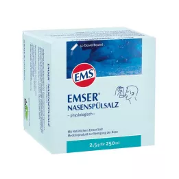 EMSER Nasal rinse salt physiological bottle, 50 pcs