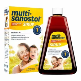 MULTI SANOSTOL Sirup without added sugar, 260 g