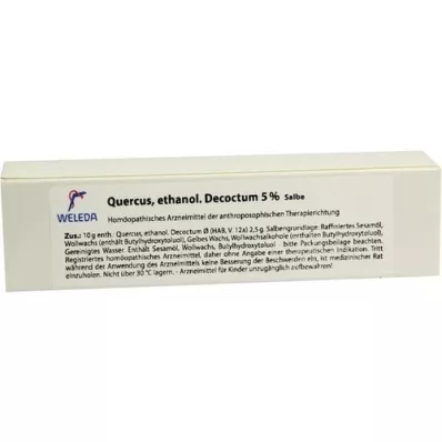 QUERCUS CORTEX 5% ointment, 25 g QUERCUS CORTEX 5% ointment, 25 g