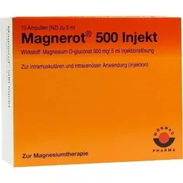 MAGNEROT 500 inject ampoules, 10x5 ml