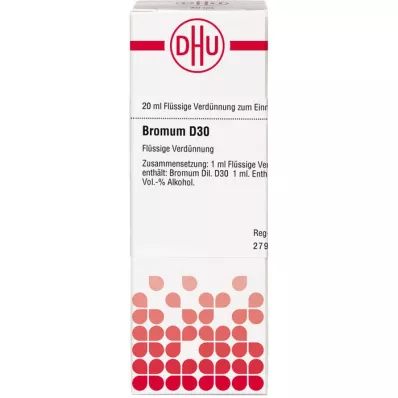 BROMUM D 30 Dilution, 20mL BROMUM D 30 Dilution, 20mL