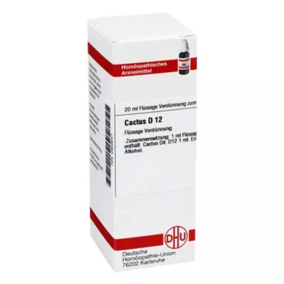 CACTUS D12 Dilution, 20mL CACTUS D12 Dilution, 20mL