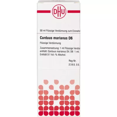 CARDUUS MARIANUS D 6 Dilution, 50 ml