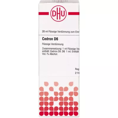 CEDRON D 6 Dilution, 20 ml CEDRON D 6 Dilution, 20 ml