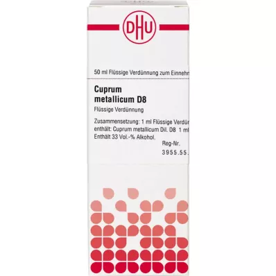 CUPRUM METALLICUM D 8 Dilution, 50mL CUPRUM METALLICUM D 8 Dilution, 50mL