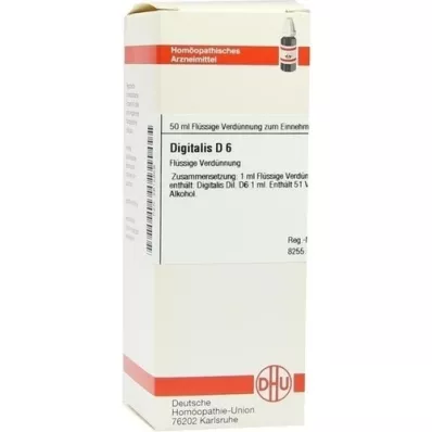 DIGITALIS D 6 Dilution, 50mL