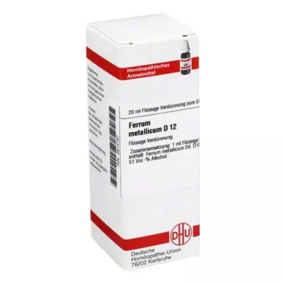 FERRUM METALLICUM D 12 Dilution, 20 ml FERRUM METALLICUM D 12 Dilution, 20 ml