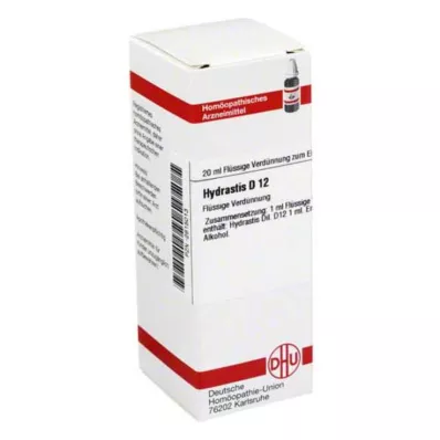 HYDRASTIS D 12 dilution, 20 ml HYDRASTIS D 12 dilution, 20 ml