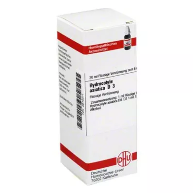 HYDROCOTYLE asiatica D 3 Dilution, 20 ml HYDROCOTYLE asiatica D 3 Dilution, 20 ml