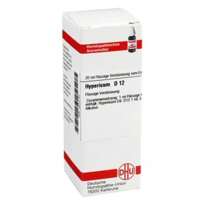 HYPERICUM D 12 Dilution, 20 ml HYPERICUM D 12 Dilution, 20 ml