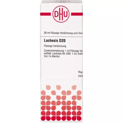 LACHESIS D 20 Dilution, 20 ml