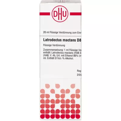 LATRODECTUS mactans D 8 Dilution, 20 ml