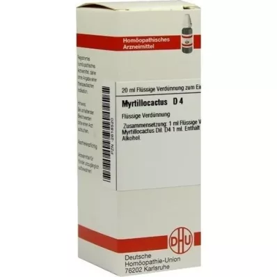 MYRTILLOCACTUS D 4 Dilution, 20 ml MYRTILLOCACTUS D 4 Dilution, 20 ml